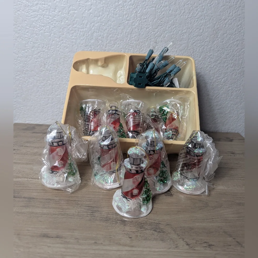 Nautical Light House 10 Count String Lights New Condition